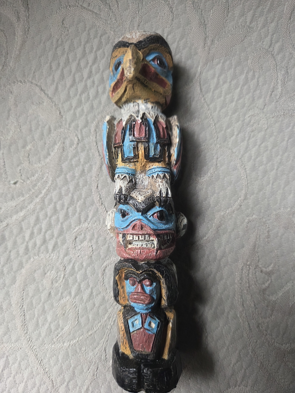 Vintage Boma Canada totem pole